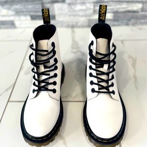 Dr. Martens White Boots